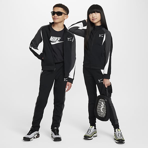 Girls Sportswear Black Tracksuit Bottoms. Nike CA